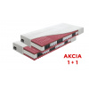 BENAB, Matrac NEXT 7 1+1 +darček 1x set paplon vankuš + chranič matraca, 200 x 85 cm ATYP, SILVER