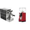Stone Espresso Mine Black + Eureka Mignon Perfetto, CR ferrari red