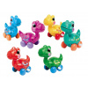 Wiky Naťahovací dinosaurus na kolieskach 10cm - náhodná