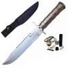 Survival nůž s pouzdrem 35cm Rambo FOXTER stříbrný (1659)