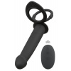 Vibrating RC Double Fucker Black Velvets