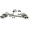 TATechnix Duplexný nerezový výfuk 2x80mm Audi A5 B8 Kabriolet (8F7)