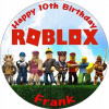 CUKROVÁ TLAČ jedlý obrázok na tortu Cukrová hmota ROBLOX HRA POSTAVY SADA 31