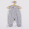 NEW BABY Dojčenské polodupačky New Baby Classic II sivé s hviezdičkami Sivá