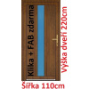 Soft Vchodové plastové dvere Sofia 110x220 cm - Akce!