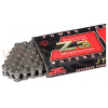 Reťaz 525Z3, JT CHAINS (x-krúžok, farba čierna, 128 čl. vr. nitovacej spojky)