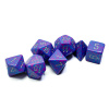 Sada kociek na RPG: Chessex - Silver Tetra Speckled (7 ks)