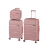 Súprava kufrov na kolieskach TraveLux Voyager X rose gold