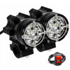 HALOGEN LAMPA REFLEKTOR V6X 6 LED CREE 60W 2 KS + VYPÍNAČ