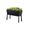 Vyvýšený záhon EASY GROW Keter Antracit 114x50x76cm