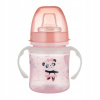 Canpol Babies tréningový hrnček so širokým hrdlom 120 ml Exotic Animals ružový