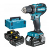 MAKITA DDF485RF3J AKU SKRUTKOVAČ 50Nm 18V