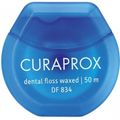 Curaprox DF 834 zubná niť Floss medium mätovým 50 m