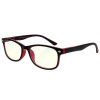 GLASSA Blue Light Blocking Glasses PCG 030, +0,00 dio, čierno-červené