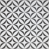 Cersanit DLAŽBA PATCHWORK BLACK&WHITE ORNAMENT SATIN 29,8X29,8 cm 1,33m2 (II AKOST)