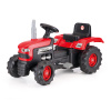 DOLU Veľký šliapací traktor, červený