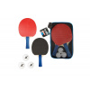 Teddies Sada stolný tenis 2 rakety 26cm + 3 loptičky v puzdre