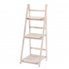 Rebríkový regál prírodný, s troma poličkami PHO8423