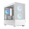FRACTAL DESIGN skříň Pop Mini Air RGB White TG Clear Tint, 2x USB 3.0, bez zdroje, mATX FD-C-POR1M-01