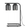 HENDI Lampa na ohrev jedla, dvojitá, Čierna, 230V/250W, 453x360x(H)790mm | HENDI, 273913