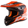 Dětská motokrosová přilba Cassida Cross Cup Two černo-bílo-fluo oranžová