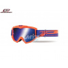 Okuliare Progrip 3201-FL Mirrored - oranžové so zrkadlovým sklom