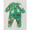 Dojčensky overal - PAJACKEK NEXT 56 viacfarebných, zelených (Budúce vianočné Pajecyk Mikołaj, sob 56)