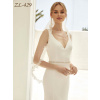 Elegantný svadobný závoj s trblietavým lemom: ZL-429