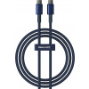 Baseus 79141 TUNGSTEN GOLD 100W USB-C / USB-C, 1m, modrý