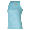 Dámsky top Mizuno Printed Tank - tanager turquoise - Tyrkysový (XS)