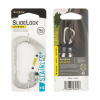 Ocelová karabina s pojistkou SlideLock Stainless Steel, Nite Ize, #4, nerez