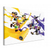 Splatoon 2 Paint Battle Image na plátne 80x60 cm (Obrázok pre detskú izbu - Splatoon 2 - 80x60 cm)