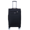 Worldline 621 - Cestovný kufor na kolieskach, veľký, látkový, s rozšírením, TSA, 100 l čierna