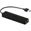 i-tec USB-Hub sieťový adaptér USB 3.2 (Gen 1x1); U3GL3SLIM