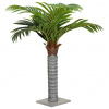 Umělá palma 12 listů 150 cm zelená Zelená 4103576