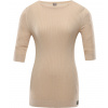 Nax Novaka Dámske tričko s 3/4 rukávom LTSY987 beige M