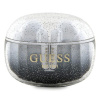 Guess Wireless Earbuds bezdrôtové slúchadlá (GUTWSHDGKEEK) - Bluetooth 5.3, TWS, USB-C, s dokovacou stanicou, IPX4 - Čierny trblietavý gradient KF2342485