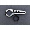 MOTOCYKLOVÝ TEMPOMAT STRIEBORNÝ CHOPPER DRAG - 22 mm (4381)