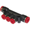 IMI NORGREN rozdeľovač C00D31008 Ø vedenie: 10 mm, 10 mm, 8 mm, 8 mm, 8 mm 1 ks; C00D31008
