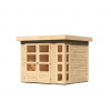 KARIBU HOLZTECHNIK Drevený domček KARIBU KERKO 3 (82926) natur LG2948