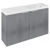Sapho LATUS X umývadlová skrinka 78,8x50x22cm, dub strieborný LT110-SET03