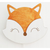 Nočná lampa do detskej izby LED preglejka FOX VYPR