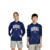 Detská mikina adidas JV7338 tmavomodrá 176