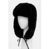 Čiapka Kangol FAUX FUR TRAPPER K4301ST.BK001 čierna M