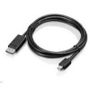 LENOVO adaptér Mini-DisplayPort to DisplayPort Monitor Cable - přenos signálu přes miniDP na DisplayPort 0B47091