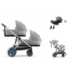 CYBEX e-Gazelle S Lux + Gazelle S Cot S Twin Travel Set Cloud G Plus i-Size stone grey 2024