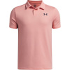 Under Armour Kids' Short Sleeve Performance Polo Shirt Pink/Navy 9-10 rokov