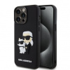 Karl Lagerfeld 3D Rubber Karl and Choupette iPhone 14 Pro Max čierne