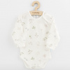NEW BABY Dojčenské bavlnené body s dlhým rukávom New Baby Zoe Veľ. 74