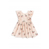 Šaty Konges Sløjd ELIN DRESS GOTS béžová farba, mini, áčkový strih, KS103169 92